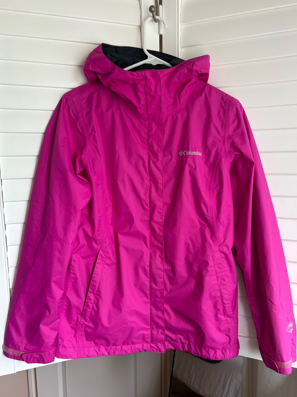 Columbia rain jacket waterproof size small pink